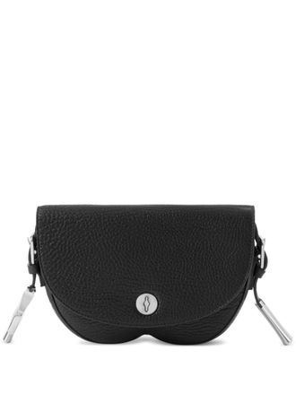 Burberry Borsa a tracolla Chess in pelle - Nero