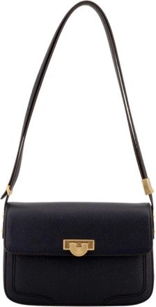 Pourchet Auteuil Crossbody Bag - Dames - Schoudertassen - Zwart - ONE Size - Leer - Tassen