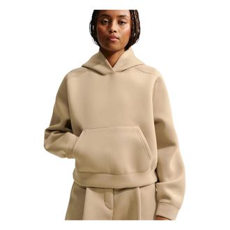 Nike Pre-Game Fleece Oversized Hoodie - Dames - Sport - Beige - Maat: XS Fleece