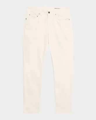 Boglioli Men & apos;s Slim Straight-Leg Cotton-Blend Five-Pocket Pants