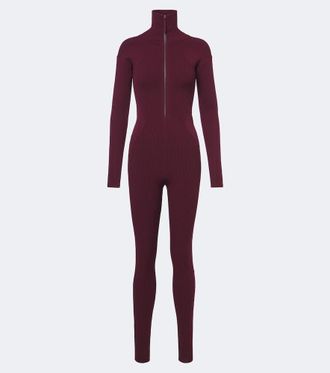 adidas by Stella McCartney Ribbed-knit catsuit