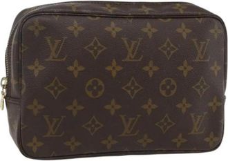 Louis Vuitton Pre-owned Bags, female, Brown, Size: ONE SIZE Pre-owned Canvas Clutch