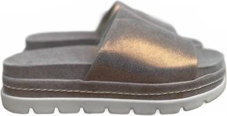 J/Slides Womens Bibby Platform Slide Sandals In Bronze