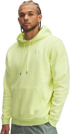 Under Armour Mens Essential Fleece Hoodie - Sonic Yellow/Sonic Yellow Size XL
