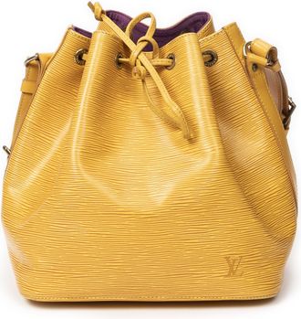 Louis Vuitton Pre-owned Womens Noe PM Shoulder Bag - Yellow - One Size