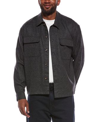Frame Denim Wool-Blend Overshirt