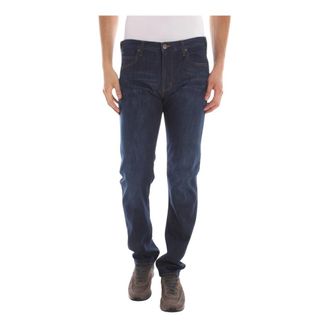 Armani Jeans Jeans, Heren, Blauw, W34, Denim, Straight Jeans