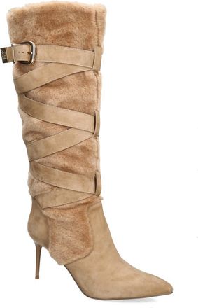 Steve Madden Womens Suede Lakefront Tan Boots - Size UK 5