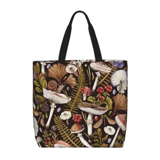 Generic Women Handbag Mushrooms Women Tote Bag Lightweight Retro Crossbody Bags, For Christmas, Daily, Birthday, Holiday, Graduation