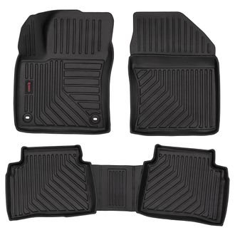 OEM Alfombrillas De Goma 3d Para Coche: Toyota Prius Iv (hatchback, 2017-) - Borde De 5 Cm