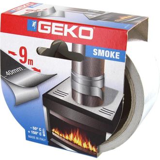 Geko Nastro isolante in alluminio per sigillare tubi stufe alte temperature rotolo 9 mt