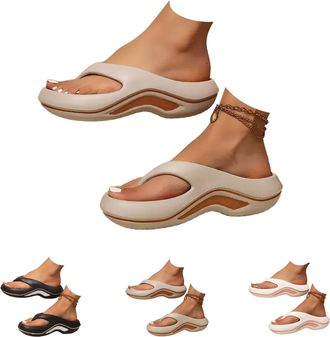 Generic Flip Flops Women Orthopedic Sandals Women Orthopedic Flip Flops Pillow Arch Support Flipflops Platform Recovery Flipflops Pillow Soft Summer Beach Sho