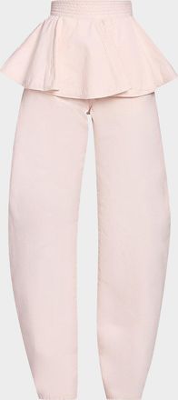 Alaia Tinted Peplum Denim Belt
