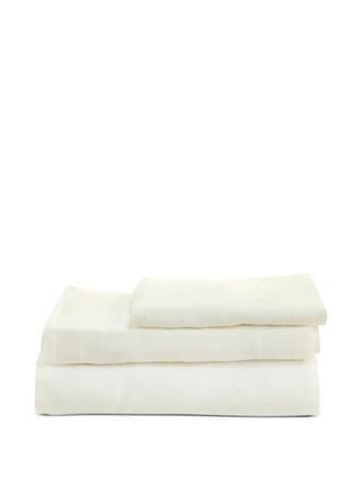 Society Limonta linen bed sheet set - Wit