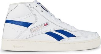 Reebok Mens Club C F High Tops Shoes White/Chalk/Blue 9 (43)