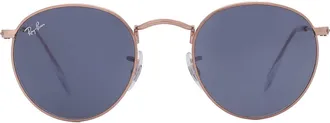 Ray-Ban Round Metal Blue Unisex Sunglasses RB3447 9202R5 47