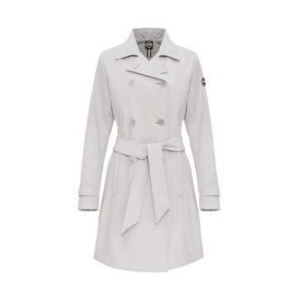 Colmar Trenchcoat - Dames - Sport - Wit - Maat: L Leer