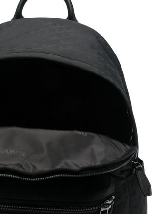 Emporio Armani Nylon Backpack - Black