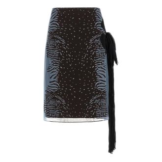 Ferragamo Midi Skirt - female - Ferragamo - Short Skirts - Multicolor - 2XS - Skirts