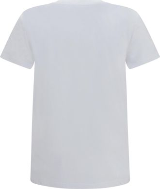 Max Mara Womens Papaia T-Shirt Bianco Ottico Cotton T-Shirts And Polos