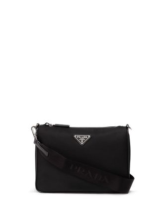 Prada Re-Nylon And Saffiano Leather Shoulder Bag