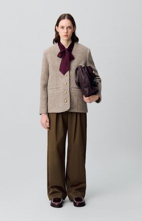 Claudie Pierlot Buttoned Wool Jacket