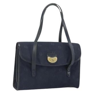 Dior Pre-owned Shoulder Bags, female, Blue, Size: ONE SIZE Pre-owned Vintage Hand Bag