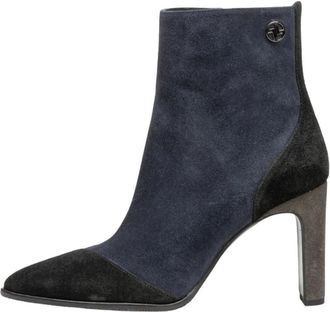 Floris Van Bommel Maysi Enkellaarsjes - Dames - Schoenen - Blauw - Maat: 42 EU Su&egrave;de