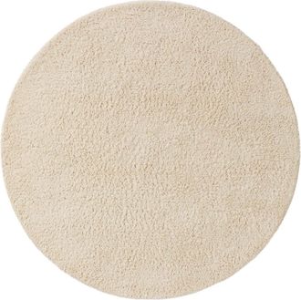 benuta Alfombra de lana redonda crema &oslash; 100 redondo