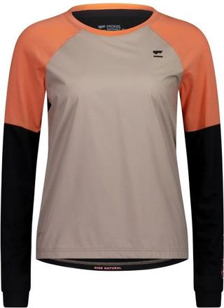 Mons Royale Tarn Merino Bike Wind Jersey Velotrikot f&uuml;r Damen | braun