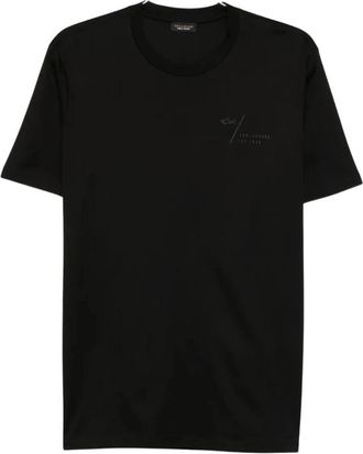 Paul & Shark T-shirts - Heren - T-shirts - Zwart - XL - Tops