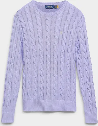 Polo Ralph Lauren Polo Shirt Ralph Lauren - Mens Embroidered rider twisted-cable sweater