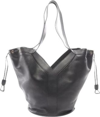 Saint Laurent Pre-owned Y Hobo Tote Bag - Dames - Vintage Tas - Zwart - ONE Size - Vintage