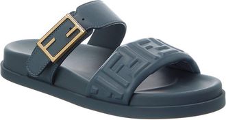 Fendi Fendi Feel Ff Leather Sandal