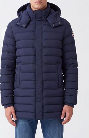 Colmar Piumino lungo idrorepellente in nylon con cappuccio amovibile