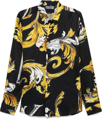 Versace Jeans Couture Felpa Outline Barocco - Nero