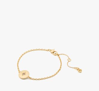 Kate Spade New York The Color Spark Collection Clear Inspire Medallion Bracelet