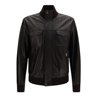 Dolce & Gabbana Bomber Jassen - Heren - Bomber jackets - Bruin - 2XL - Jassen