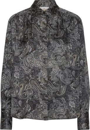 Karmamia Womens Augusta Shirt In Gaia Paisley