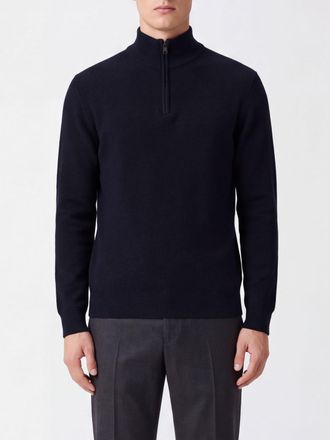 Brioni Half-Zip Turtleneck Jumper in Cashmere and Wool Blend