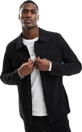 Selected Giacca da abito ibrida nera-Nero