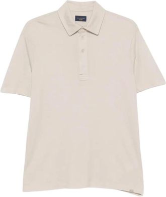 Paul & Shark Polo met knopen - Heren - Polos - Beige - S - Katoen - Tops