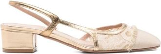 Roberto Festa Milano Maja Pumps - Dames - Pumps - Beige - 38 1/2 EU - Leer - Schoenen