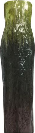 Elie Saab embellished dress - Groen