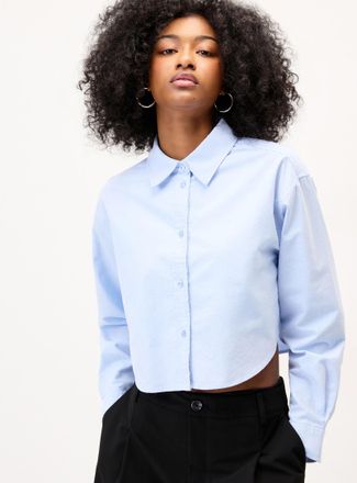 Twik Womens Cropped Oxford shirt