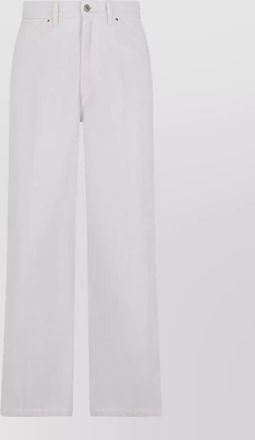 Christophe Lemaire cotton high-rise wide-leg jeans