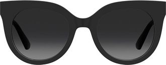 Moschino MOS212/S 807/9O Womens Sunglasses Black Size 52