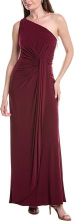 Adrianna Papell One-Shoulder Jersey Maxi Dress