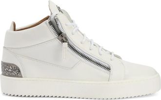 Giuseppe Zanotti Sneakers Kriss in pelle - Bianco