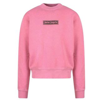 Palm Angels Unisex Volwassenen Logo Sweatshirt (Roze)